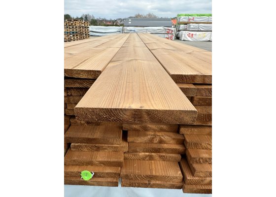 Deska elewacyjna czołowa okapowa drewniana thermo sosna KL. A / B 19x140mm 