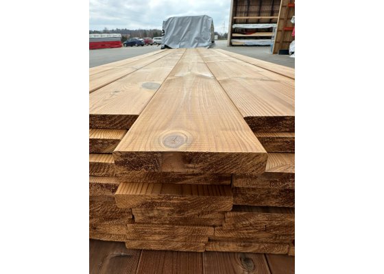 Deska elewacyjna czołowa okapowa drewniana thermo sosna KL. B 19x117mm 