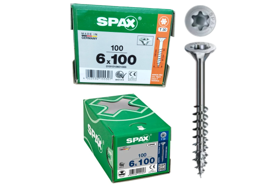 Wkręty uniwersalne do drewna Spax 6x100 mm 100szt
