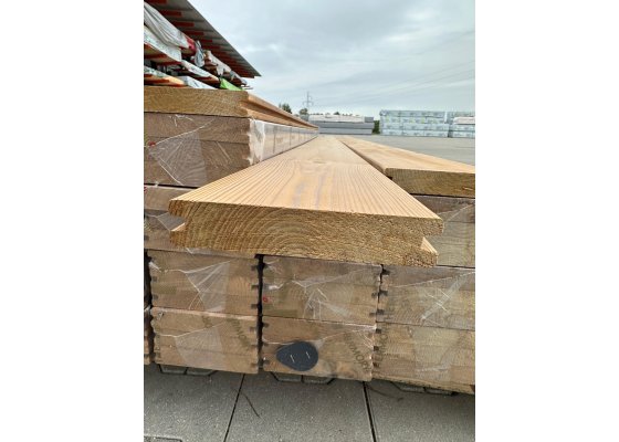 Deska tarasowa thermo sosna gładka KL. Natur 26x140mm