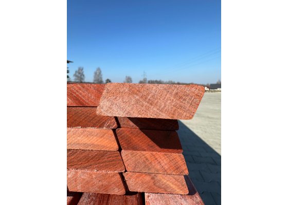 Deska elewacyjna drewniana padouk KL. Fas KD 21x66mm Profil RHOMBUS